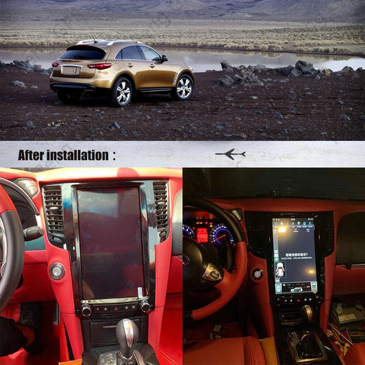 13.6 Inch For Infiniti Fx25 Fx35 Fx37 Fx50 Qx70 Android Car Radio Stereo Multimedia Player Gps Navigation Px6 64gb