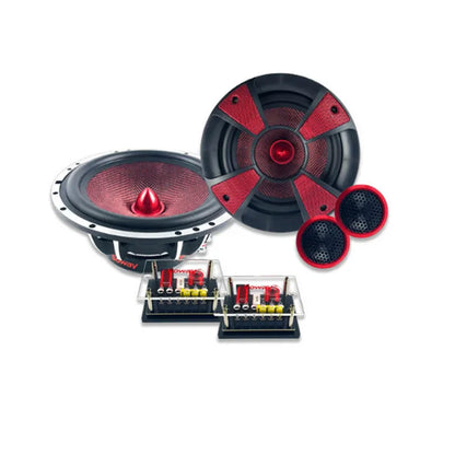 1 Set Great Sound Quality 6.5inch Speakers Audio Component 4Ohm 300W With Tweeter And Crossover Speakers