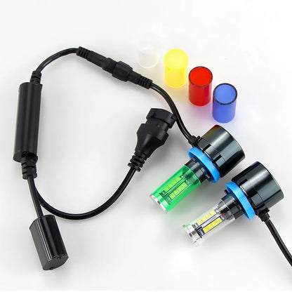 2x160w LED Angel Eyes Lights Canbus for BMW E60 E61 E63 X5 E70 X6 E71 E90 E91 E92 E93 M3 E89 E82 E87 H8 LED Headlight White Blue