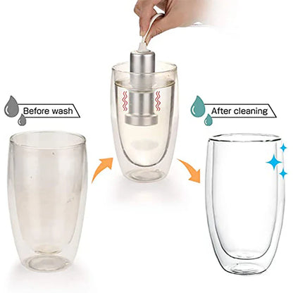 Professional Mini Immersible Ultrasonic Cleaning Stick Household Ultrasonic Cleaner For Vegetables