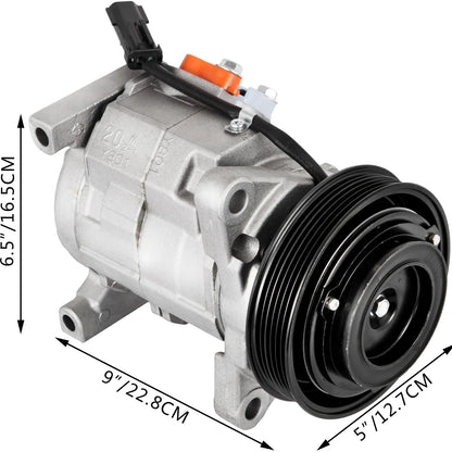VEVOR Auto AC Compressor for Chrysler Voyager/Dodge Caravan/Plymouth Car Air Conditioning Compression System Rapid Refrigeration