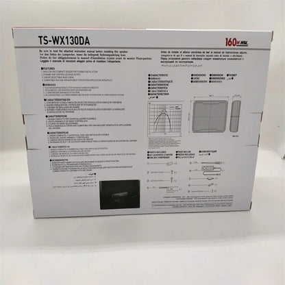 Free Shipping 1 Set PIONEER Car subwoofer TS-WX130DA 160W Active Under Seat Sub Woofer With Remote Bass Link Made In Japan
