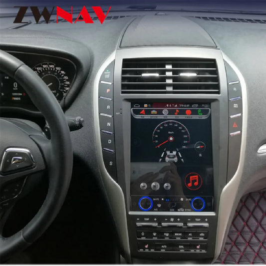 Android 11 DSP For Lincoln MKZ MKC MKX Continental 2013 - 2020 Tesla IPS Screen Car Multimedia Player GPS Navigation Audio Video