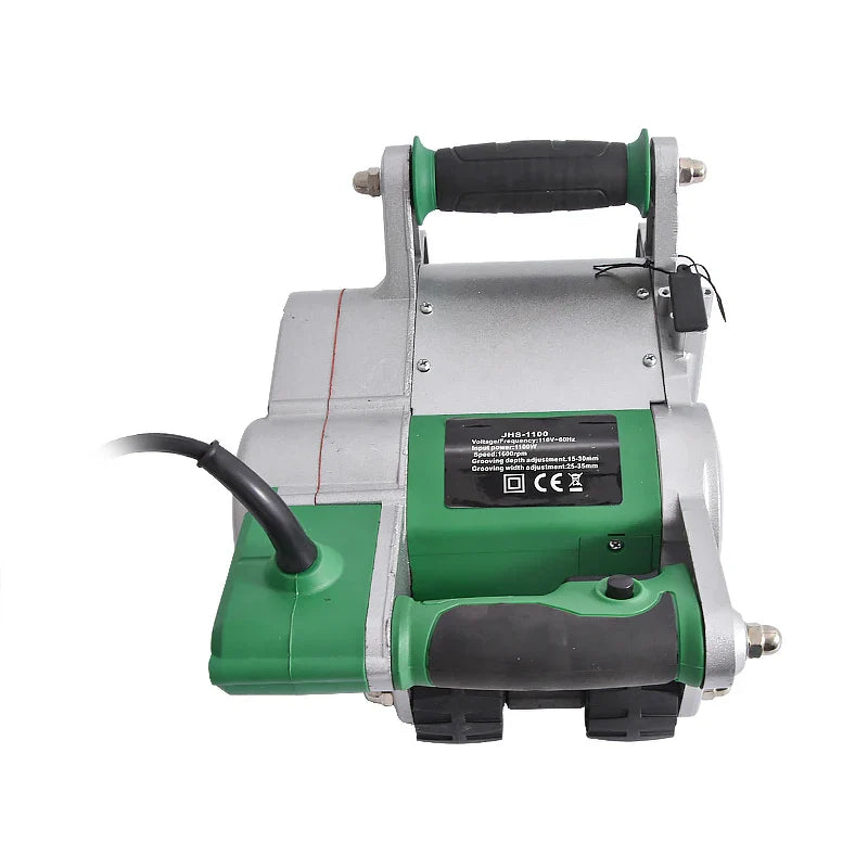 JHS-1100 Industrial Wall Chaser Electric Wall Line Slot Machine Wall Groove Cutting Slotting Machine 220V/110V 1100W 25/35MM power tools