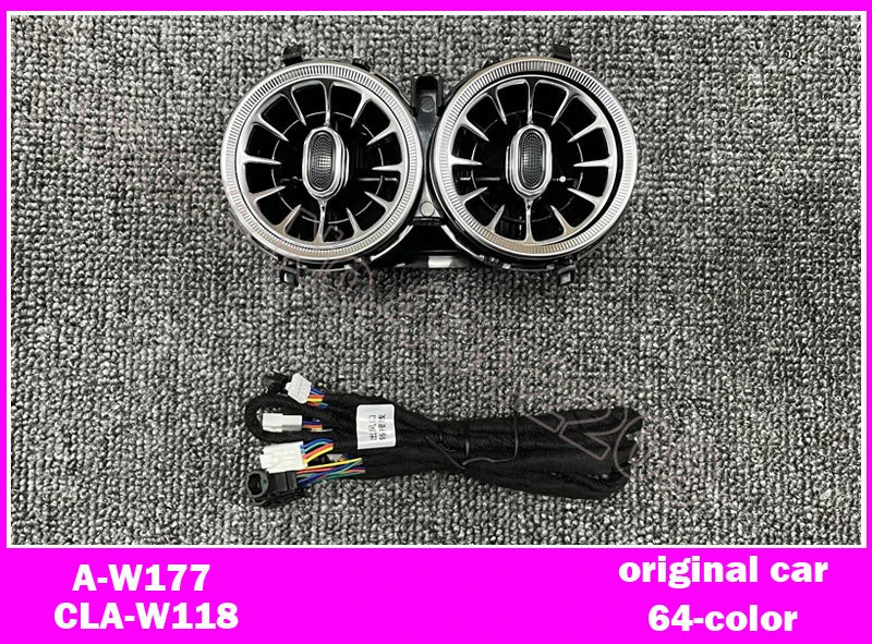 For A/C/E/G/S/GLA/GLB/GLC/CLA/CLS W205 W213 W222 W177 W118 W464 X247 X253 H247 W257 Rear Air Vent Ambient Light LED Nozzle Lamp