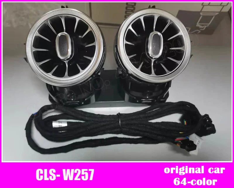 For A/C/E/G/S/GLA/GLB/GLC/CLA/CLS W205 W213 W222 W177 W118 W464 X247 X253 H247 W257 Rear Air Vent Ambient Light LED Nozzle Lamp