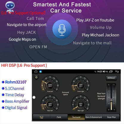 LEHX Pro 5G WIFI 8 Core Android 14 2 Din Autoradio Car Radio Multimedia Player For Honda CRV CR-V 2006-2011 Carplay gps dvd QLED