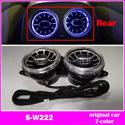 For A/C/E/G/S/GLA/GLB/GLC/CLA/CLS W205 W213 W222 W177 W118 W464 X247 X253 H247 W257 Rear Air Vent Ambient Light LED Nozzle Lamp