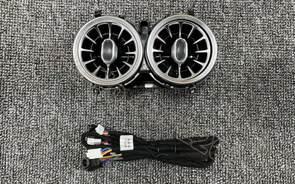 For A/C/E/G/S/GLA/GLB/GLC/CLA/CLS W205 W213 W222 W177 W118 W464 X247 X253 H247 W257 Rear Air Vent Ambient Light LED Nozzle Lamp