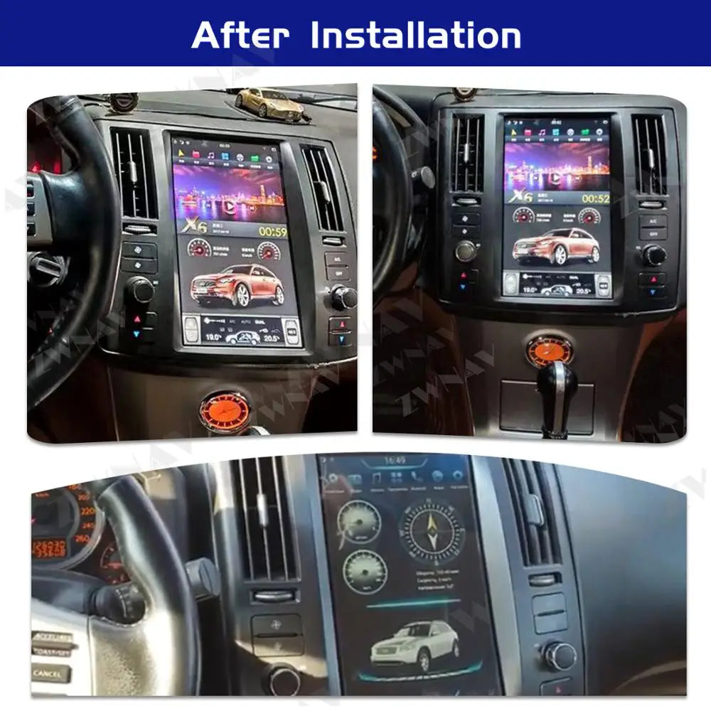 256GB Tesa- Screen For Infiniti FX35 FX45 2004 2005 2006 2007 2008 Android 11 Car Multimedia Player GPS Navigation Radio Stereo