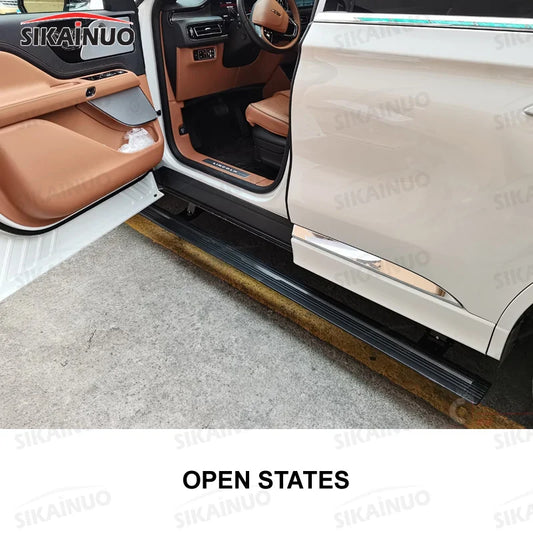 Electric Retractable Side Steps Automatic Power Running Boards Footrest Powersteps Deployable Thresholds For Lincoln Aviator