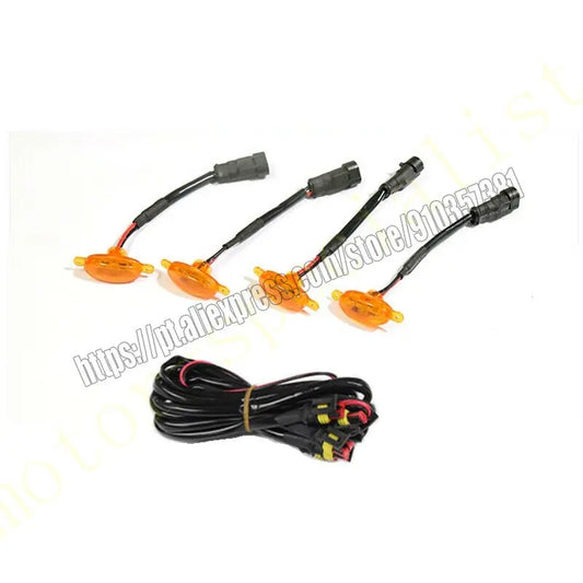 NEW For Mazda CX-30 2020-21 Front Grille LED Amber Light Raptor Grill Trim Cover 4Xcar accessories