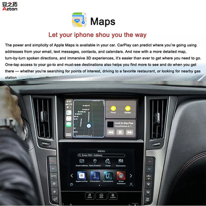 Android Auto AirPlay Apple CarPlay For Infiniti Q50 Q60 Q70 QX50 Q50L 2015 2016 2017 2018 2019 WIFI Wireless CarPlay Service