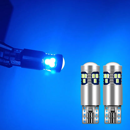 For Volkswagen VW Golf 4 5 6 7 MK4 MK5 MK6 MK7 Scirocco Caddy Touareg 2pcs T10 W5W LED Bulbs Car Width Parking Light Accessories