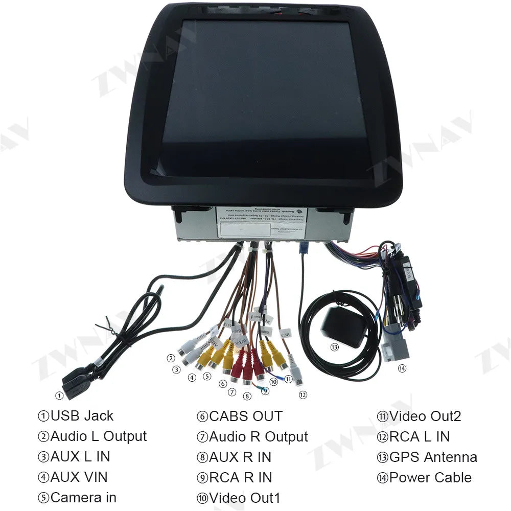 Android 128GB For Dodge Durango 2012 - 2019 Vertical Tesla Style Radio Screen Car Multimedia Player Stereo Radio GPS Navigation