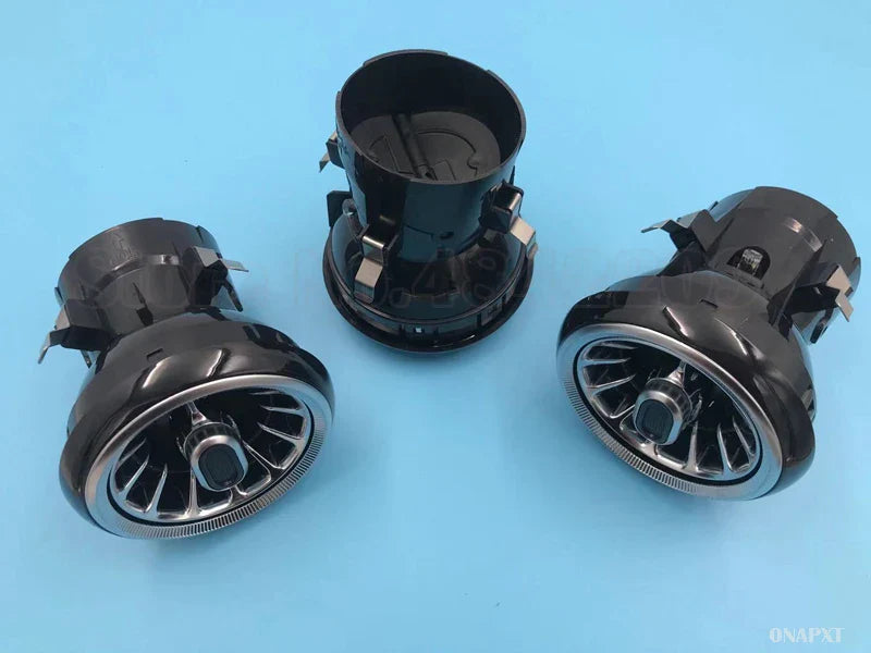 12-color For Benz A/CLA/GLA W176 W117 W156 LED Air Vent Outlet Backlight Nozzle Atmosphere Lamp Door Dashboard Ambient Light