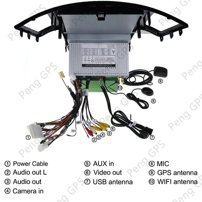 13.6 Inch For Infiniti Fx25 Fx35 Fx37 Fx50 Qx70 Android Car Radio Stereo Multimedia Player Gps Navigation Px6 64gb