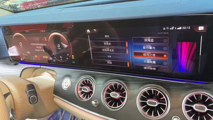 Ambient Light 64 colors LED Atmosphere Lamp illuminated Instrument Panel Dashboard For Mercedes-Benz E-Class W213 2021