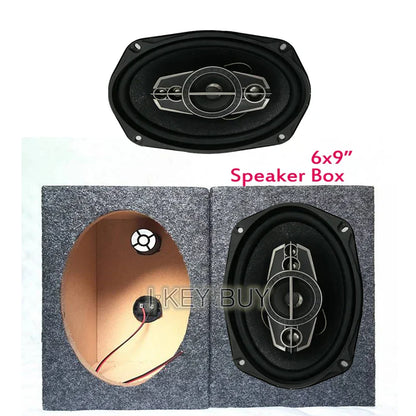 2pcs/Lot 12V  6x9 inch 4 Way Bass Audio Automotive HiFi Quality Japan Rubber Edge Paper Cone  Coaxial Car Speaker