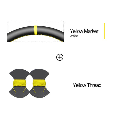 Bioeon Black Hive Leathe Car Steering Wheel Cover for GMC Sierra 1500 Sierra 1500 Limited Sierra 2500 3500 Yukon (Yukon XL)