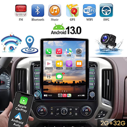 Gsuatey Android 13 Car Stereo Radio for Chevrolet Chevy Silverado GMC Sierra 2014-2018,9.7 Inch Wireless CarPlay Android Auto Head Unit Built-in DSP Bluetooth WiFi SWC MirrorLink