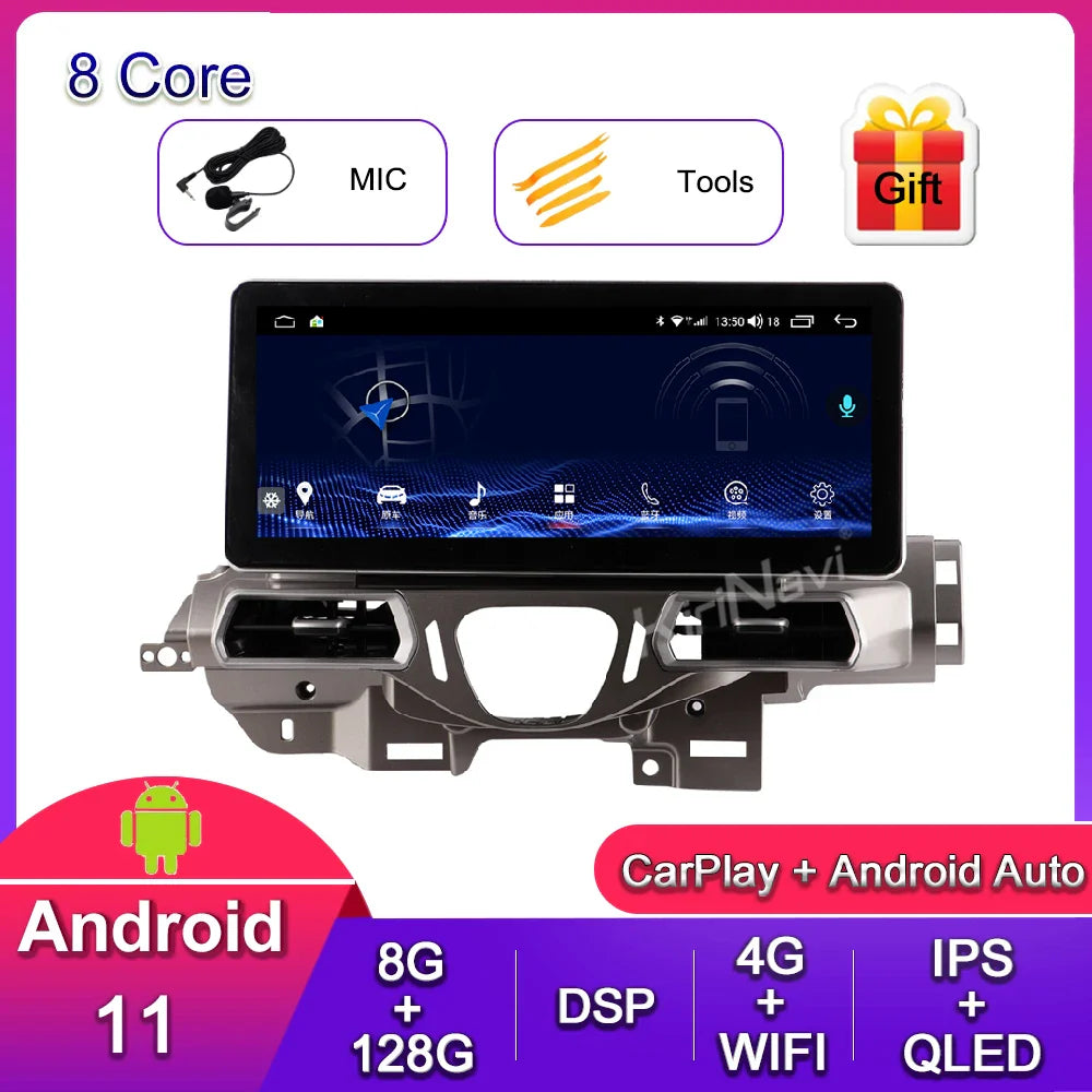 Kirinavi 12.3 inch For Ferrari 458 2011-2016 Android 11 Car Radio DVD Player Stereo Auto Navigation DSP WIFI 4G Stereo Ferrari   Android host