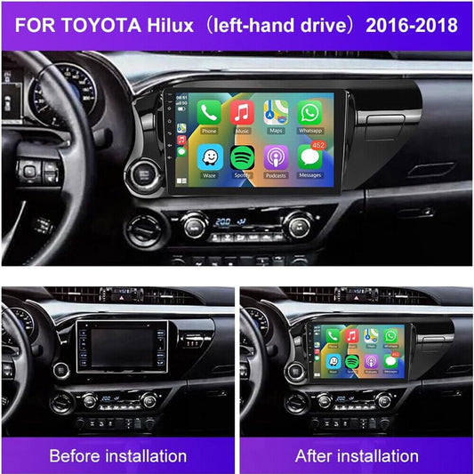 LICHENGTAI 10-Inch Car Stereo Radio For Toyota Avalon 2011-2012 with Wireless CarPlay Android Auto, for Volkswagen Android 13 Car Player Radio with Bluetooth, WiFi, GPS, 2+32G