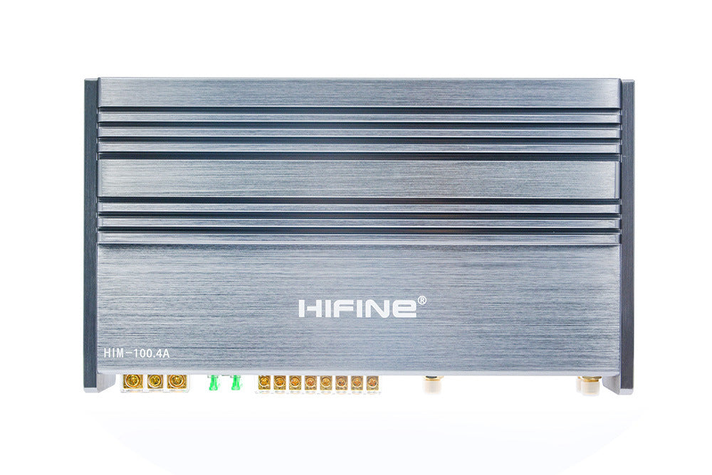 Danish HIFINE HIFINE car power amplifier audio 12V power amplifier four-way power amplifier pushable speaker HF100.4