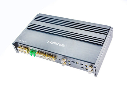 Danish HIFINE HIFINE car power amplifier audio 12V power amplifier four-way power amplifier pushable speaker HF100.4