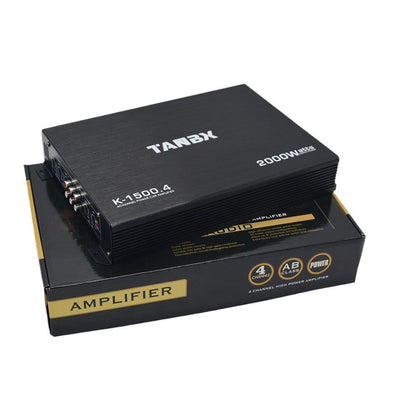 Car audio power amplifier TANBX12V power amplifier four-way power amplifier pushable speaker woofer K1500.4
