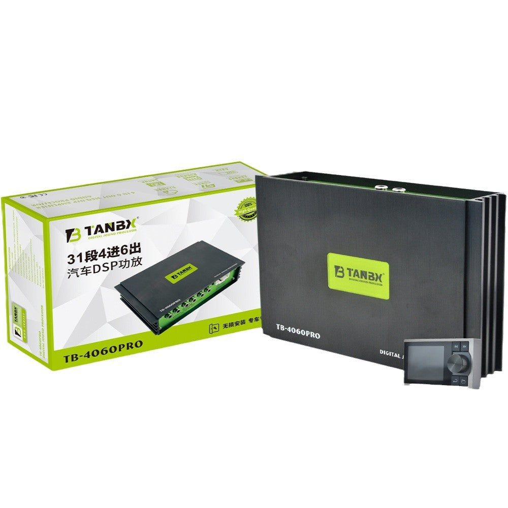 4 in 4 out 31 segments DSP audio processor Car audio Lossless modification Car power amplifier Active three-way frequency