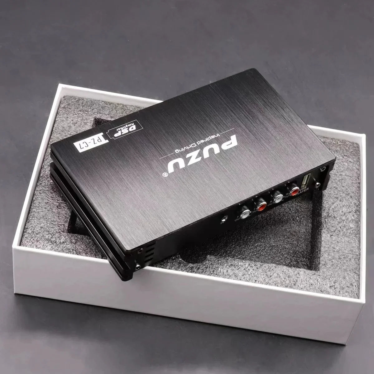 PUZU C7 Car DSP amplifier with factory cable fit for toyota cars built in 4CH to 6ch for subwoofer RCA output audio processor