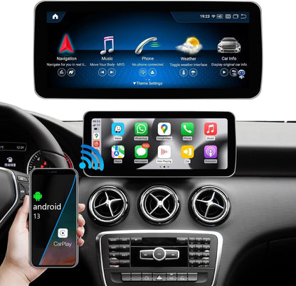 Mercedes-Benz Android Head Unit    Road Top 12.3" Android Car Stereo with CarPlay for Mercedes-Benz C117 X117 2013-2015, 8+256GB