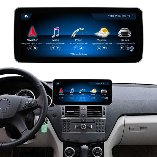 Mercedes-Benz Android Head Unit    Road Top Mercedes Benz W204 Android 13 Touch Screen Car Stereo, 10.25"