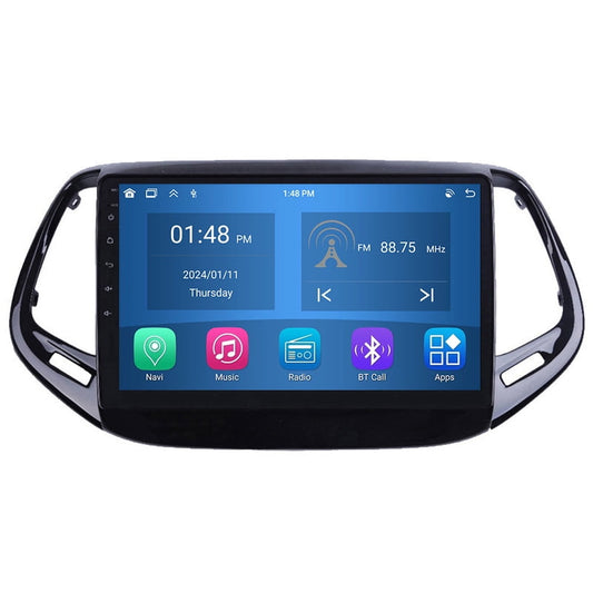 RoverOne 4+64GB Car Stereo CarPlay GPS Navigation Bluetooth for Jeep Compass 2 MP 2016-2018 Android Touch Screen Player