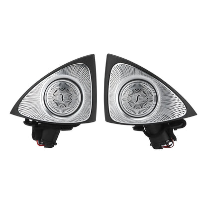 7 Color 3D Rotating Tweeter With LED Ambient Lighting For  S-Class W222 2014 2015 2016 2017