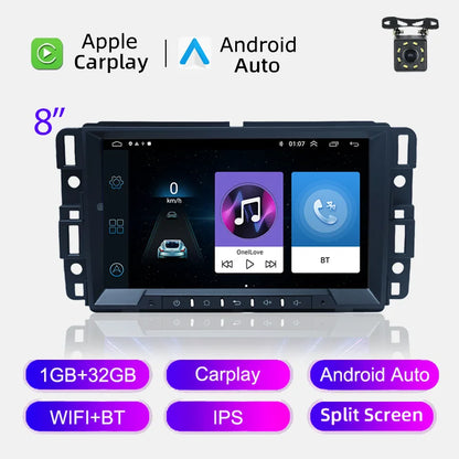8 Inch Android Car Radio for Chevrolet Silverado GMC Sierra Impala Traverse Avalanche Express Yukon Acadia Savana GPS Multimedia