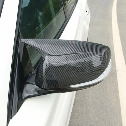 New M Style 2x Car Side Mirror Cover Cap Replacement Car Rearview Mirror Shell Case For Infiniti Q50 Q60 QX30 Q70 2014-2021