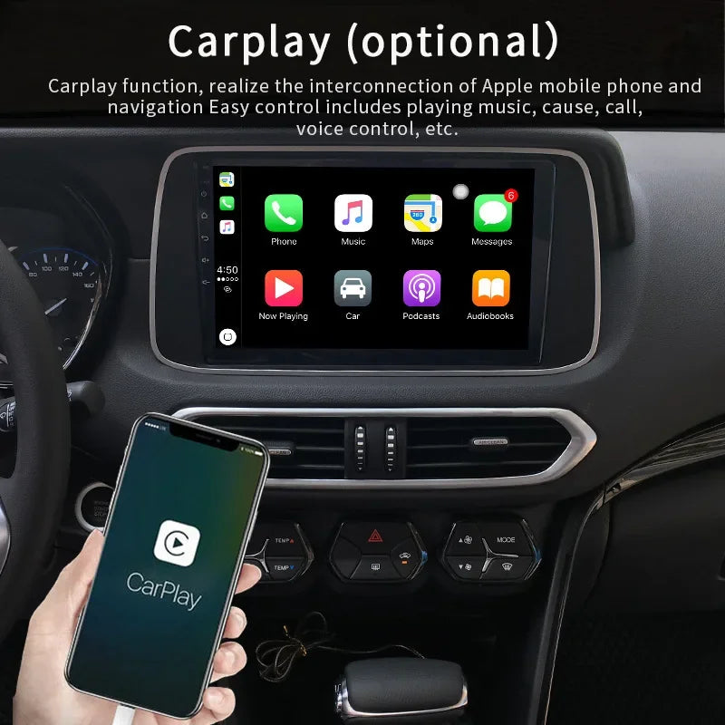 1280*720Screen 7 9 10 Inch 2Din Android Auto Carplay 8163 Car Radio Audio Multimedia Player for Hyundai Toyota Nissan Kia Stereo
