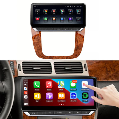 Topdisplay 10.25" QLED Touchscreen Car Radio for GMC Sierra Yukon Acadia 2007-2013 8-Core CPU CarPlay Android Auto Screen