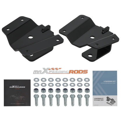 2" Rear Axle Drop Hangers For Chevrolet GMC 1500 Pickup 2WD 1999-2006