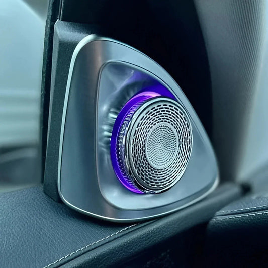 For Mercedes Benz C-Coupe 2015-2021 C205 4D Rotating Tweeter Speaker 64 colors LED Ambient Light