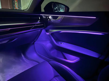 For Audi A1 A3 A4 A5 A6 A7 A8 - Symphony LED Interior Ambient Light Kit, Create a Magical and Enchanting Atmosphere in Your Car