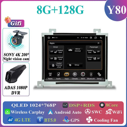 8.4 inch Android Car Stereo Radio For Dodge Charger Challenger 2015-2019 Replacement Wireless Carplay and Android Auto Headunit