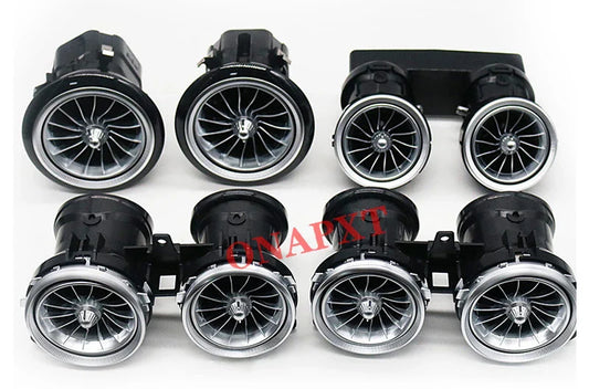 For Mercedes-Benz E-class W213 Coupe W238 LED Ambient Light 3D Tweeter Speeker Backlight Air Vent Turbine Car Atmosphere Lamp