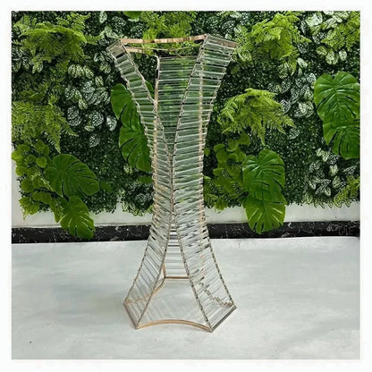 Acrylic Metal Flower Stand, Wedding Centerpieces, Event Flowers, Road Lead, Home Party Decoration, 4/10 Pcs