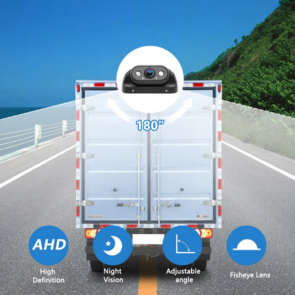 SMARTOUR CVBS AHD 1080P Car Rear View Camera for Truck Bus Paking Monitor Night Vision Reversing Camera 12-24V Easy Installation