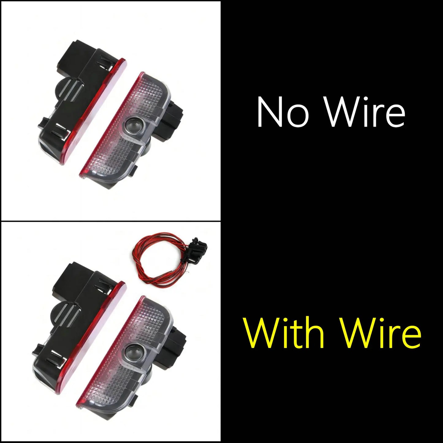 2X HD LED Car Projector Welcome Light Door For VW Touareg 7P CR7 Touran 5T1 Teramont Golf 5 6 7 R LINE GTI Passat B6 B7 B8 B9 CC