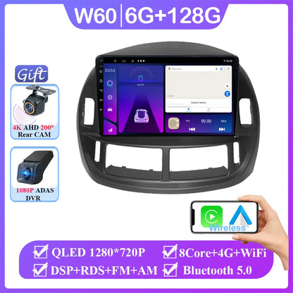 Android 14 Car For Toyota Previa ESTIMA ACR30 Tarago 2002-2006 QLED Stereo Radio Multimedia Player Head Unit GPS 4G BT Carplay