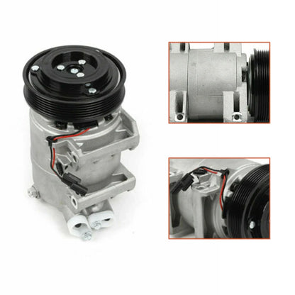 A/C Air Compressor Fit For Nissan Rogue 2.5L 2008 2009 2010 2011 2012 2013 Sport Utility 4-Door AC Compressor With Clutch